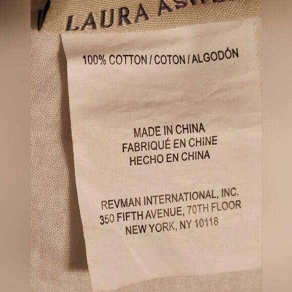 Laura Ashley White Duvet Cover Set 100% Cotton with Crochet Lace Full/Queen - Picture 13 of 15